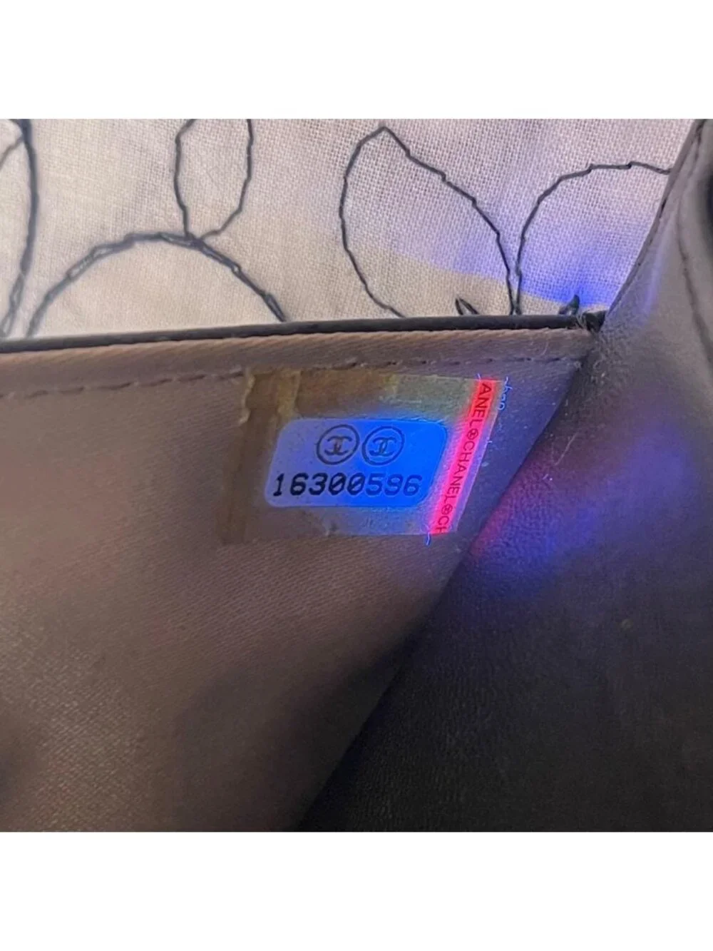 Chanel Chain Wallet Camellia Black Shoulder